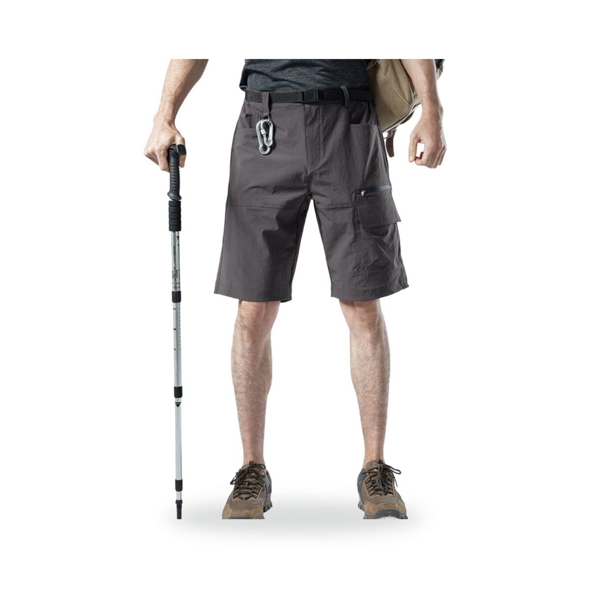 Stretch Cargo Hiking Shorts, photographed on a white background