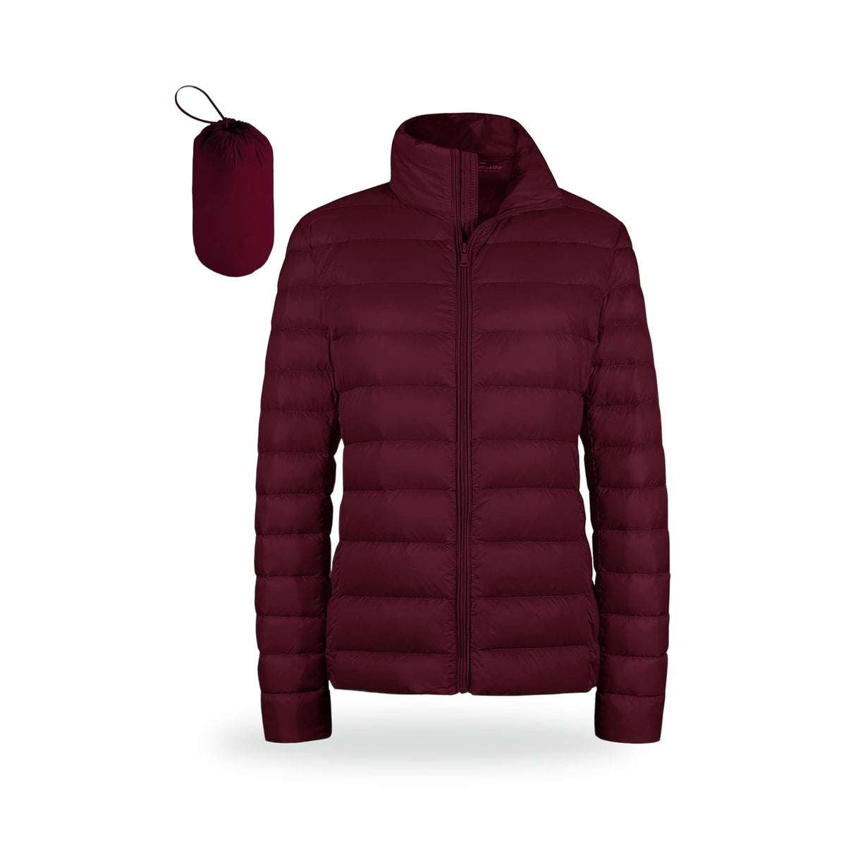 Women's Packable Insulated Jacket, photographed on a white background
