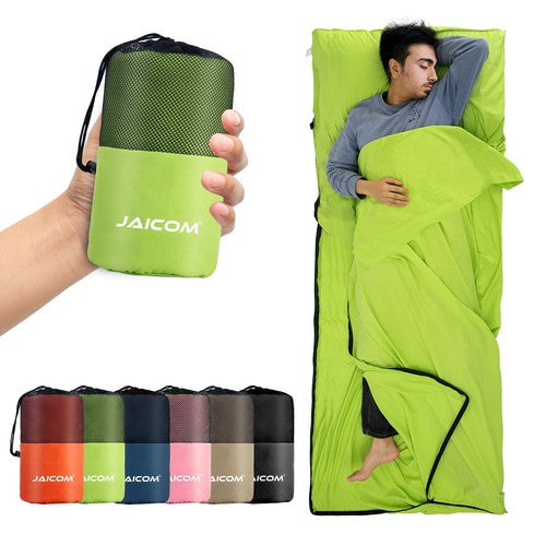 Ultralight sleeping bag liner and travel sleep sack