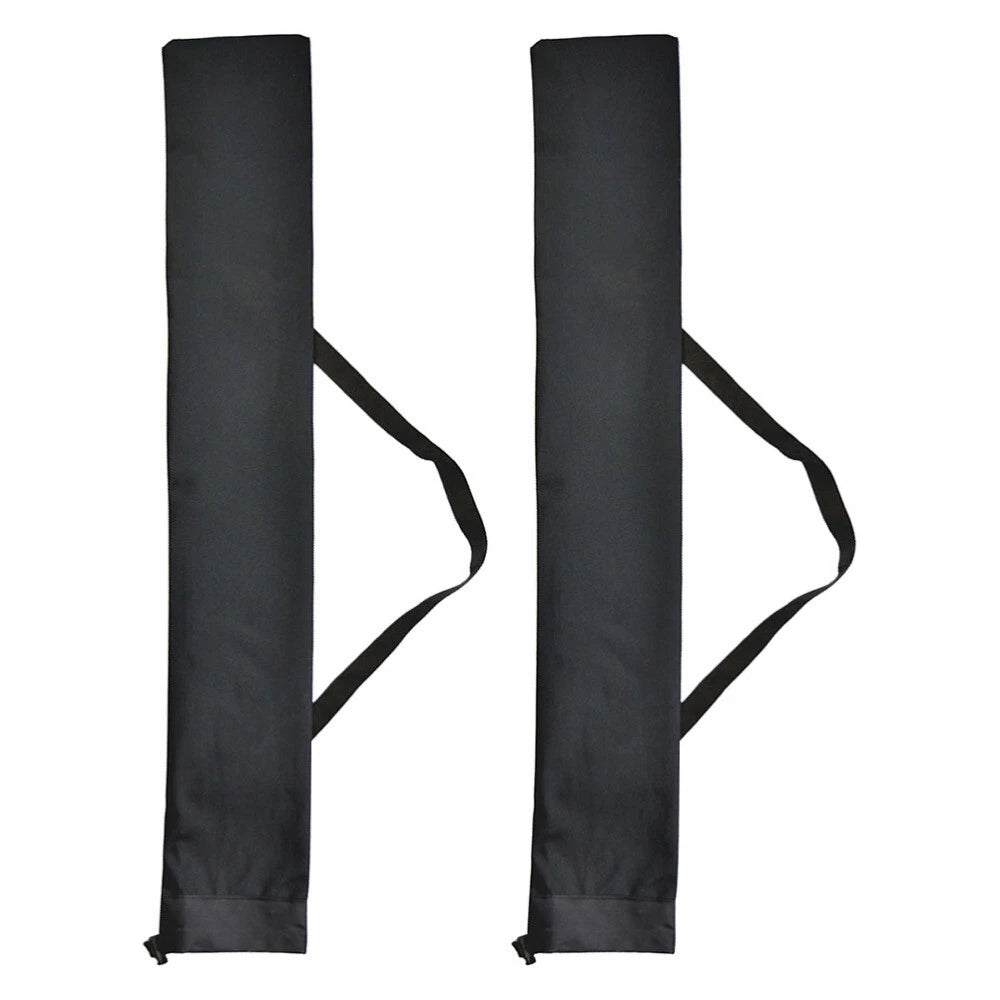 Two trekking pole storage sleeves